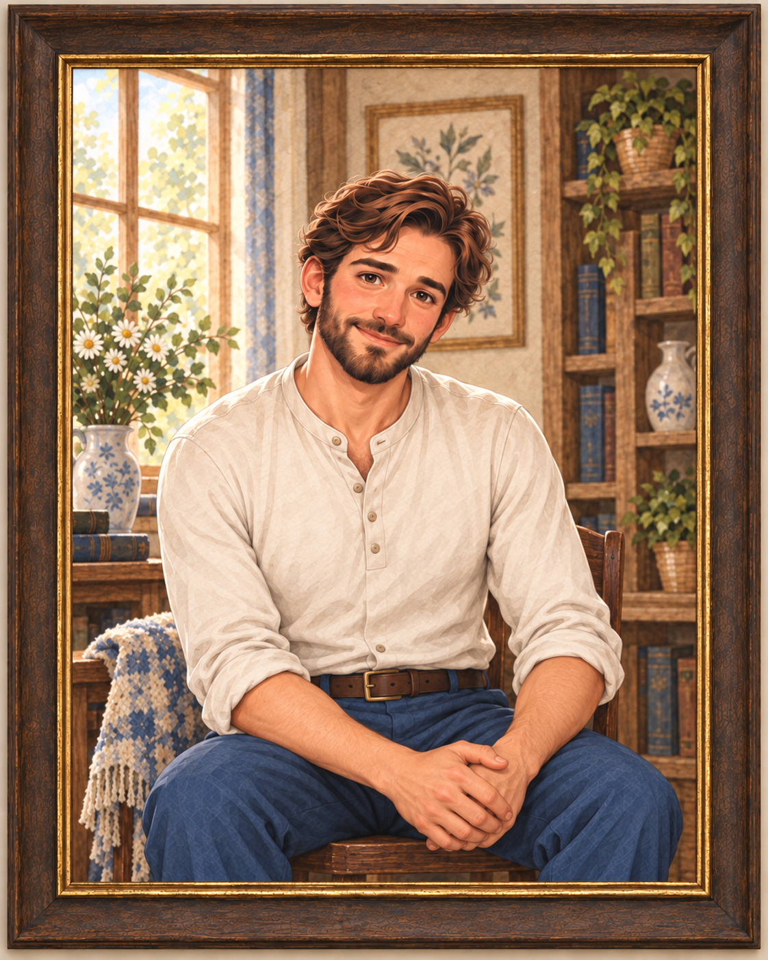 Framed portrait of Thomas Whitmore